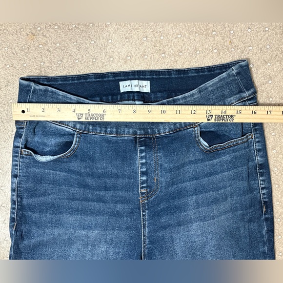 Lane Bryant Pull-On Dark Wash Skinny Jeans Stretch - Picture 9 of 9